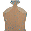 Festival Sexy Halter See Through Backless Bodycon Party Dress Sexy Mesh See Through Sparkling Rhinestone Mermaid Long Dress