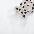 Polka Dot Polka Dot Skirt 2 Piece Set Women Elegant Scarf  Long Sleeve Shirts Suit 2026 Spring Lady Fashion Commute Outwear New