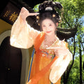 Olive Girl Hanfu Dress 2026 S-L XS-3XL Plus Size Hanfu Chinese Dress Traditional Chinese Clothing Chinese Heritage Fashion Women