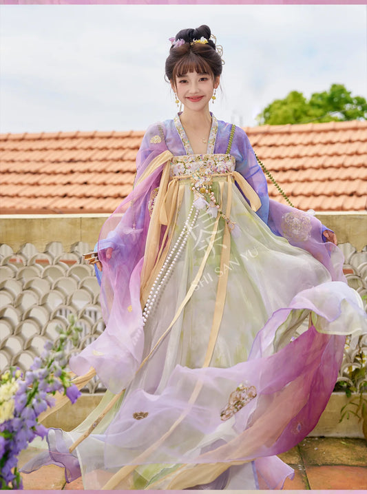 Olive Girl Hanfu Dress 2026 S-XL XS-3XL Plus Size Hanfu Chinese Dress Traditional Chinese Clothing Chinese Heritage Fashion Women