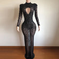 2026 Perspective Sparkling Diamond Crystal Evening Crystal Birthday Evening Dress Robe De Soiree Elegante Pour Femme Prom Dress
