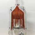 Fashion Knit Tassels Women's Cropped Vest Hollow Out Halter Sleeveless Backless Beach Tops 2026 Summer Lady Chic All-match Top