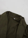 Vintage Drawstring Women Shirts Lapel Collar Long Sleeve Loose Shirt for Street Gathering Wear Fashion Autumn New
