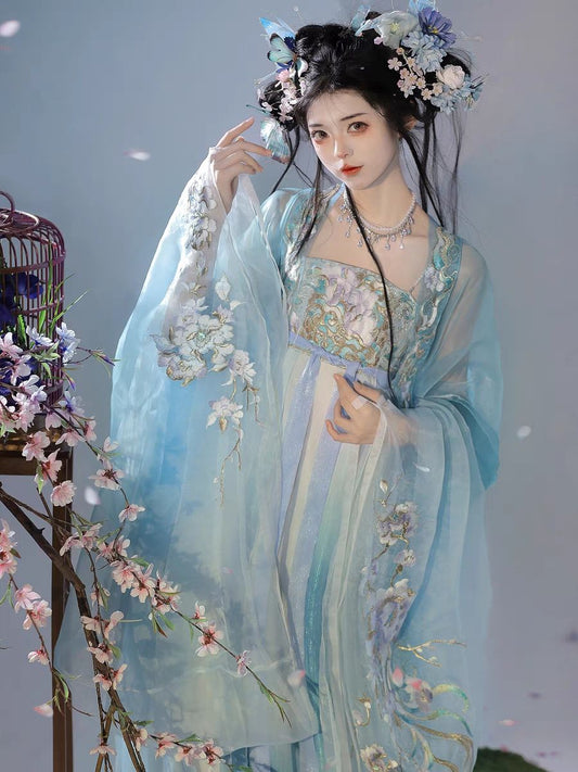 Olive Girl Hanfu Dress 2026 S-XL XS-3XL Plus Size Hanfu Chinese Dress Traditional Chinese Clothing Chinese Heritage Fashion Women