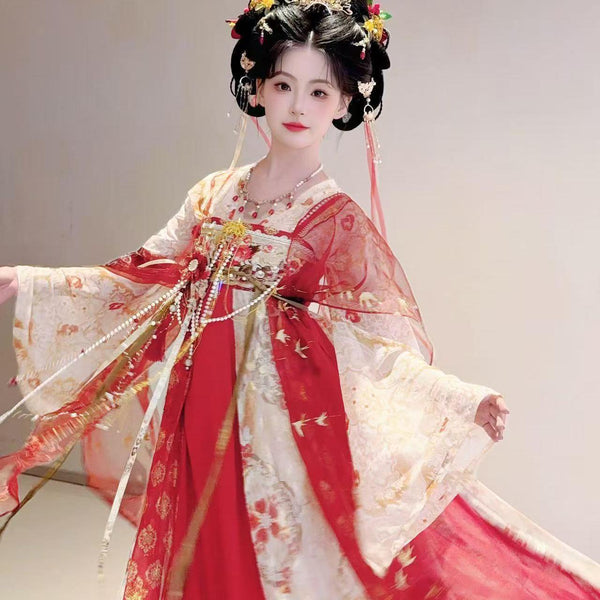 Olive Girl Hanfu Dress 2026 S-XL XS-3XL Plus Size Hanfu Chinese Dress Traditional Chinese Clothing Chinese Heritage Fashion Women