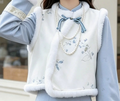 Plush Embroidered Vest Dress Set Unique Beautiful Gentle and Stylish Modified Cheongsam for Winter 2026