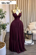 2026 Summer Women Halter Sleeveless Strapless Long Maxi Dress Slim Evening Birthday Beach Sexy Vacation Party Dresses