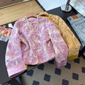 Hanfu Coat Round Neck Buckle Improvement 3d Embroidery Jacket Long-sleeved Jacket Women's Clothing