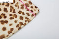 Leopard Letter Print 2 Piece Set Women Tracksuit Sporty Casual Hooded Crop Jacket+Flare Pants Stretch Matching Suits