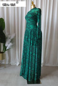 Women Full Sleeve Printed O-neck Maxi Long Dress 2026 Evening Birthday Vacation Sexy Party Club Vestidos Dresses