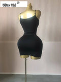 Women Flare Long Sleeve Stacked Ruched Mesh See Though with Tank Dress Maxi Long Dress 2025 Birthday Sexy Party Dresses