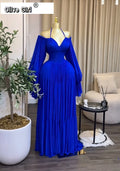 2026 Fall Winter Women Long Sleeve Slash Neck Long Maxi Dress Slim Evening Birthday Trendy Sexy Vacation Party Dresses