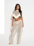 Silver Sequin Fringe 2 Piece Outfit Chic High‑neck Crop Top Mini Skirt Set 2026 Summer Beach Nightclub Party Women Matching Suit