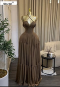 2026 Summer Women Strap Sleeveless Big Swing Long Maxi Dress Cocktail Evening Birthday Beach Sexy Vacation Party Dresses