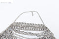 Hollow Chain Camisole Women Y2K Sexy Summer Coquette Backless Low-Neck Halter Midnight Clubwear Beach Vacation Vest