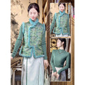 High End Vest Women's Clothes Autumn and Winter New Item, Cotton Jacket Layered Outerwear Ethnic Style