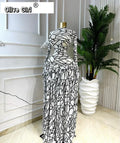 Women Full Sleeve Printed O-neck Maxi Long Dress 2026 Evening Birthday Vacation Sexy Party Club Vestidos Dresses