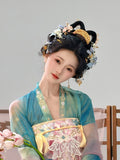 Olive Girl Hanfu Dress 2026 S-XL XS-3XL Plus Size Hanfu Chinese Dress Traditional Chinese Clothing Chinese Heritage Fashion Women