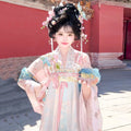 Olive Girl Hanfu Dress 2026 S-XL XS-3XL Plus Size Hanfu Chinese Dress Traditional Chinese Clothing Chinese Heritage Fashion Women