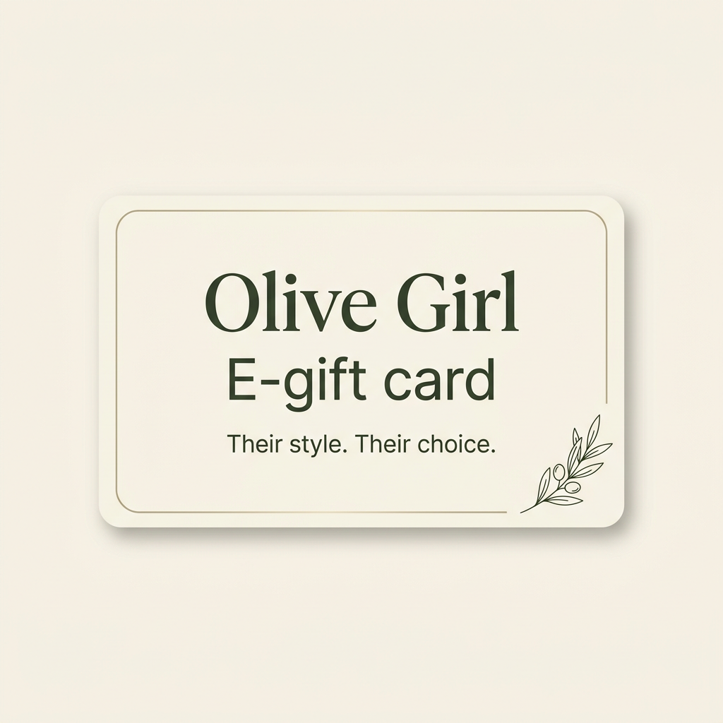 Olive Girl 奶油色与橄榄绿电子礼品卡主图